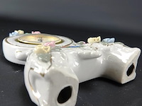 Porseleinen tafelklok - afbeelding 5 van  5