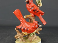 Porseleinen tak met vogeltjes - afbeelding 1 van  5