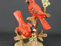 Porseleinen tak met vogeltjes - afbeelding 2 van  5