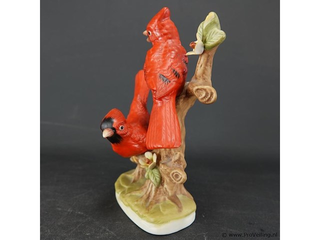 Porseleinen tak met vogeltjes - afbeelding 3 van  5