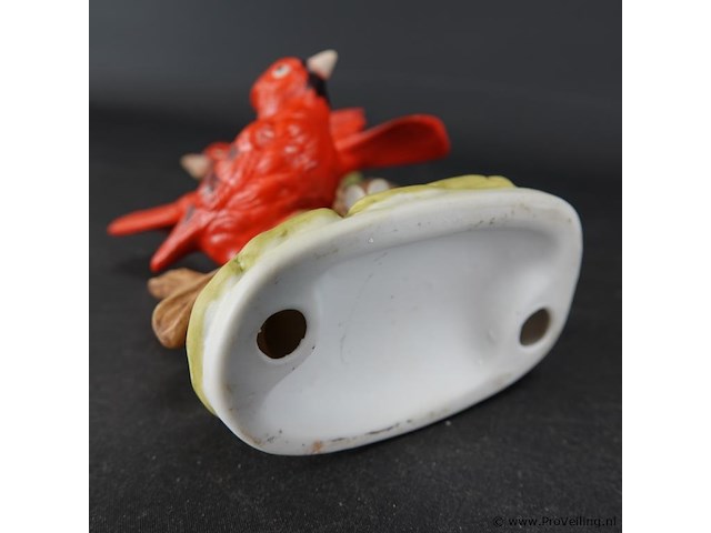 Porseleinen tak met vogeltjes - afbeelding 5 van  5