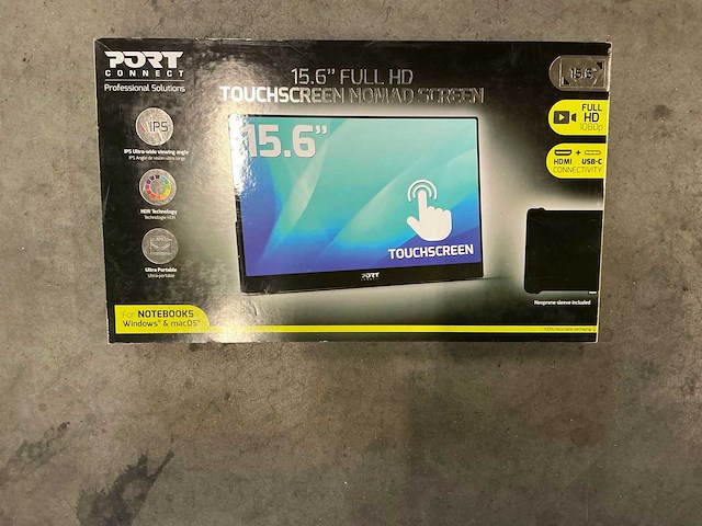 Port designs 15.6’’ full hd touchscreen nomad screen - afbeelding 2 van  4
