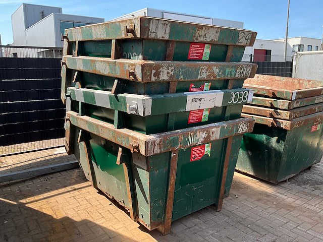 Portaalcontainer 3m3 (4x) - afbeelding 1 van  3