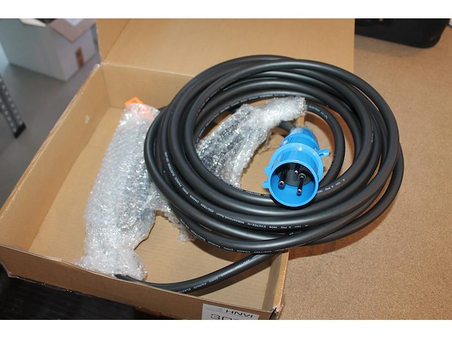 Portable laadkabel 10 meter. cee32 blauw naar type2. - afbeelding 1 van  2