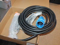 Portable laadkabel 10 meter. cee32 blauw naar type2.