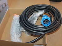 Portable laadkabel 10 meter. cee32 blauw naar type2.