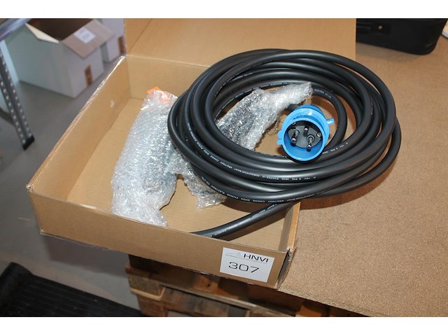 Portable laadkabel 10 meter. cee32 blauw naar type2. - afbeelding 1 van  2