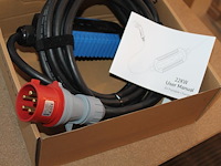 Portable laadkabel 7 meter. cee32 rood naar type2. 22kw. - afbeelding 2 van  2