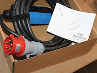 Portable laadkabel 7 meter. cee32 rood naar type2. 22kw. - afbeelding 2 van  2