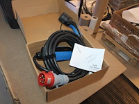 Portable laadkabel 7 meter. cee32 rood naar type2. 22kw. - afbeelding 1 van  2