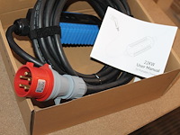 Portable laadkabel 7 meter. cee32 rood naar type2. 22kw. - afbeelding 2 van  2