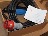 Portable laadkabel 7 meter. cee32 rood naar type2. 22kw. - afbeelding 2 van  2