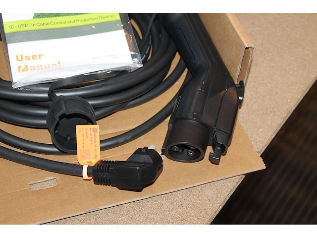 Portable laadkabel 7 meter. schuco (230v) naar type1. - afbeelding 2 van  2