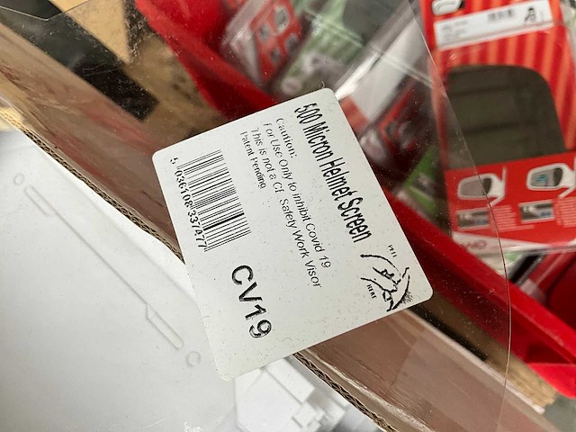 Portwest - cv19 - veiligheidsvizier / gelaatsbescherming - partij veiligheidshelm scherm - afbeelding 2 van  4