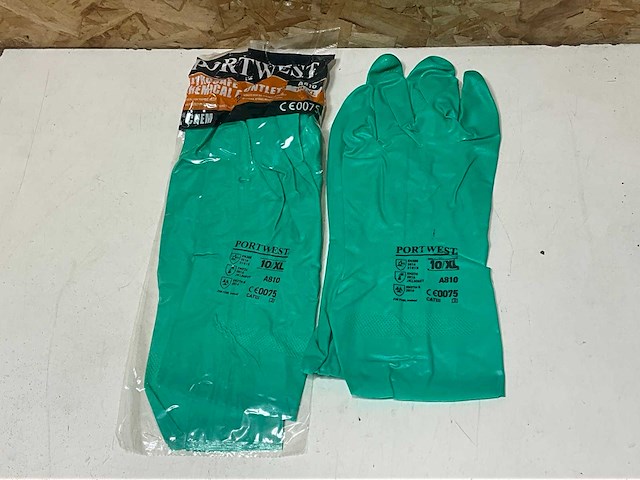Portwest chemisch bestendige veiligheidshandschoenen maat 10/xl - afbeelding 1 van  5