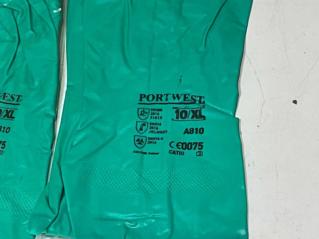 Portwest chemisch bestendige veiligheidshandschoenen maat 10/xl - afbeelding 3 van  5