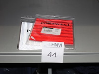 Portwest reflecterende helm stikkers wit en rood in twee verpakkingen. 10 stuks per verpakking - afbeelding 1 van  2