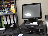 Pos- / kassa-systeem podis met touchscreen monitor met 2 gb intern geheugen en 30gb harde schijf. compleet ... - afbeelding 1 van  2