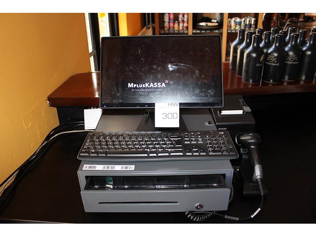 Pos kassasysteem bestaande uit touchscreen mpluskassa, bonnenprinter apson, handscanner nieuwland en kassal... - afbeelding 1 van  2