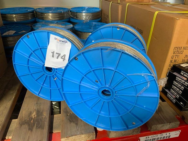 Pösamo vaula rol rvs draad (6x) - afbeelding 1 van  2