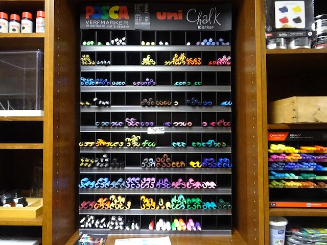 Posca - uni (chalk) - stift (370x) - afbeelding 1 van  3