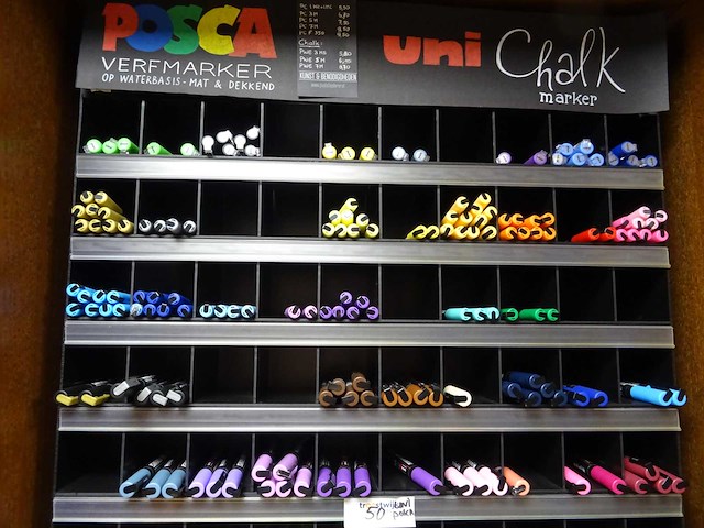 Posca - uni (chalk) - stift (370x) - afbeelding 3 van  3