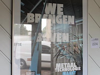 Poster in lijst koninklijke metaalunie. afmeting 51 x 71 cm. - afbeelding 2 van  2