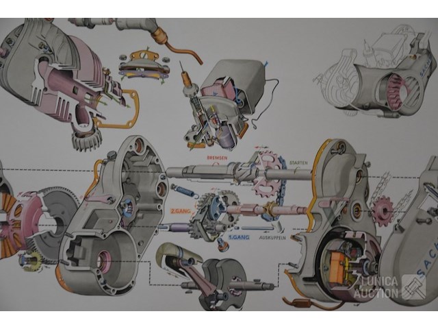Poster sachs motoren - afbeelding 2 van  6