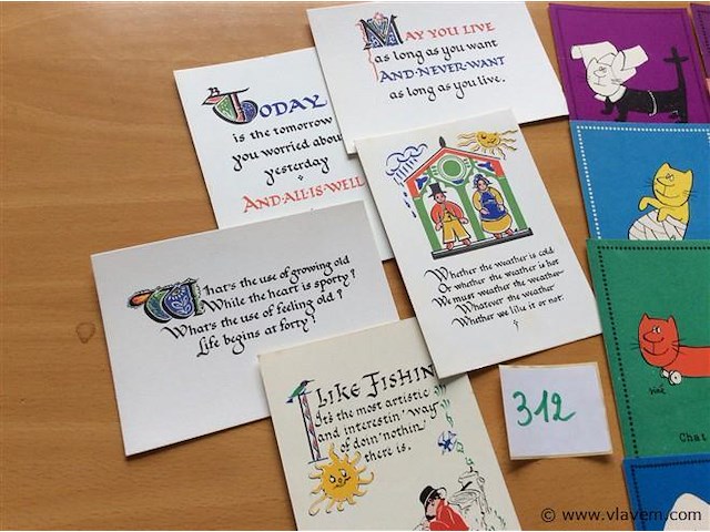 Postkaarten vintage - afbeelding 2 van  3