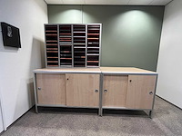 Postkamerkast hout/alu - afbeelding 2 van  7