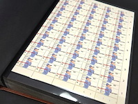 Postzegelmap ramvol met postzegelvellen - afbeelding 1 van  10