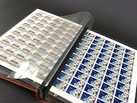 Postzegelmap ramvol met postzegelvellen - afbeelding 4 van  10