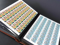Postzegelmap ramvol met postzegelvellen - afbeelding 7 van  10