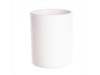 Pot cylinder orchid d.13/h.16cm matt whi (581x) - afbeelding 1 van  1