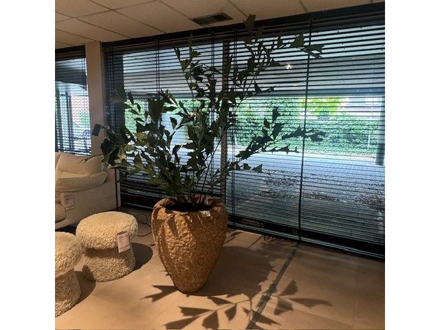 Pot met kunstplant colours&green, fishtail palm - afbeelding 1 van  5