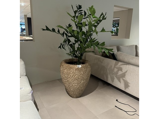 Pot met kunstplant colours&green, fishtail palm - afbeelding 1 van  4