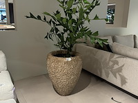 Pot met kunstplant colours&green, fishtail palm - afbeelding 1 van  4
