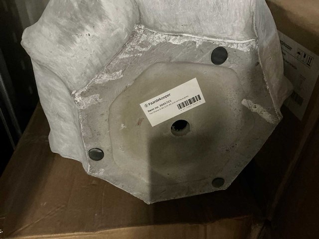 Pot shane d40,5/h40,5cm antique grey cement (3x) - afbeelding 3 van  5