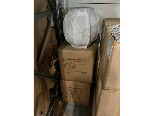 Pot shane d40,5/h40,5cm antique grey cement (3x) - afbeelding 4 van  5