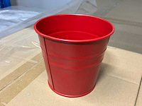 Pot zinc ø10,2/7,8xh9,1cm red (24180x) - afbeelding 1 van  4
