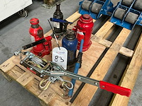 Potkrik en tirfor takel (4x) - afbeelding 1 van  6