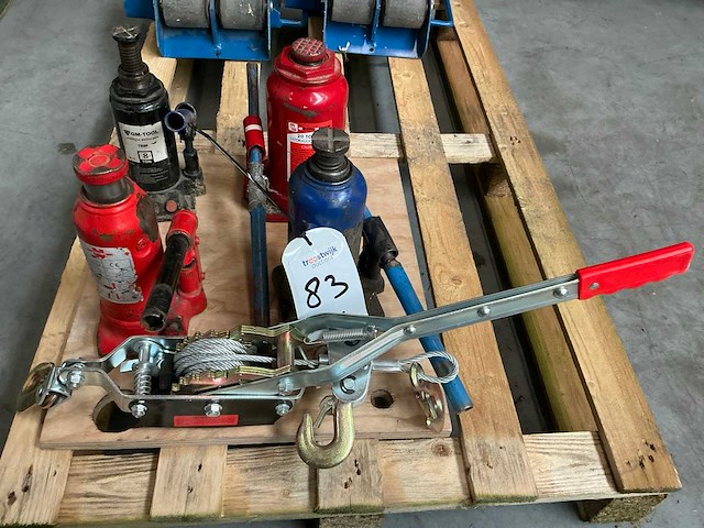 Potkrik en tirfor takel (4x) - afbeelding 2 van  6