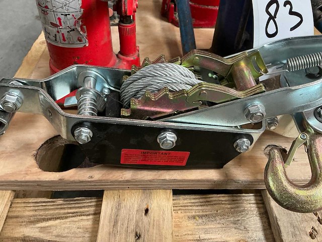 Potkrik en tirfor takel (4x) - afbeelding 4 van  6