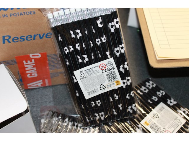 Potloden voetbal 23 stuks in ds 001 - afbeelding 2 van  5