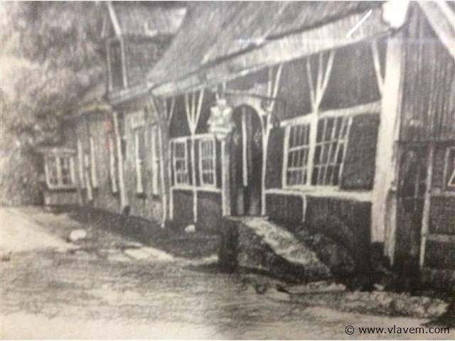 Potloodtekening herberg - afbeelding 2 van  3