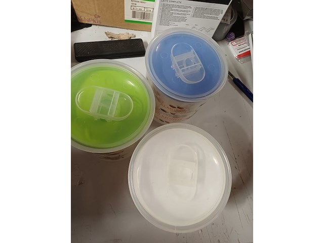 Potten set met deksel 5 sets h031 - afbeelding 5 van  5