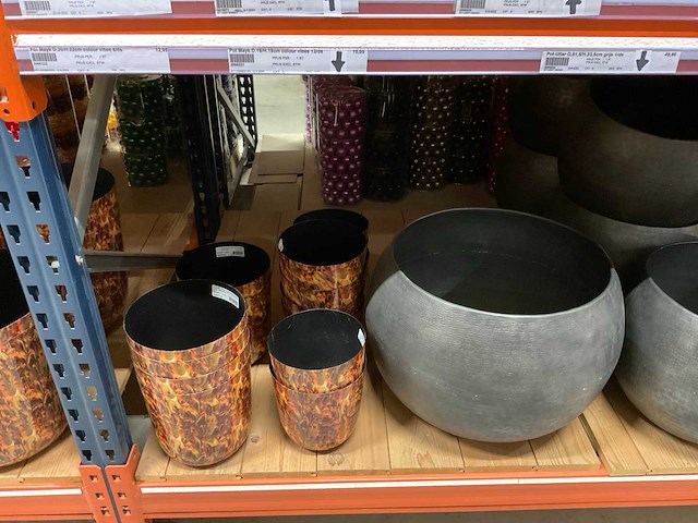 Potten vazen en schalen. - afbeelding 5 van  15