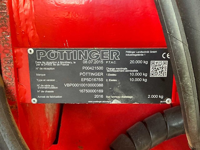 Pottinger europrofi 5510 combiline opraapwagen - afbeelding 47 van  51