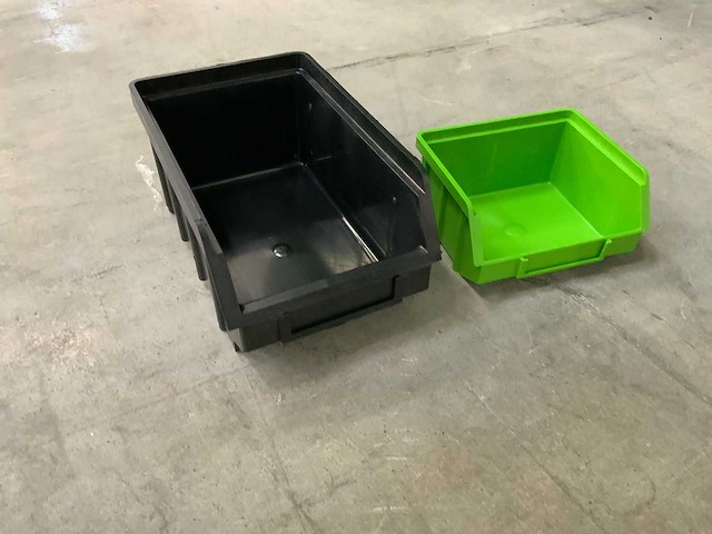 Povag - bakkenstripkast gevuld met 340 opbergbakken - afbeelding 9 van  13