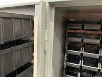 Povag - bakkenstripkast gevuld met 340 opbergbakken - afbeelding 8 van  12